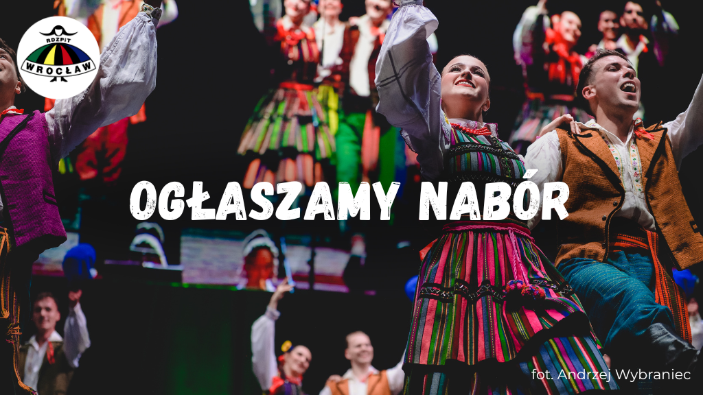 Grafika dekoracyjna z informacją o ogłoszeniu naborów do Zespołu