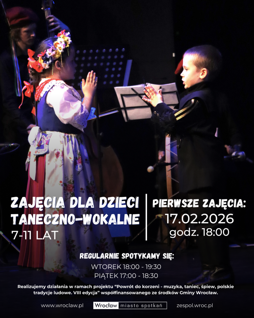 baner naborowy na zajęcia taneczne i wokalne dla dzieci 7-11 lat